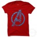 Half Sleeves Avangers Navy Blue Cotton T-Shirt For Men